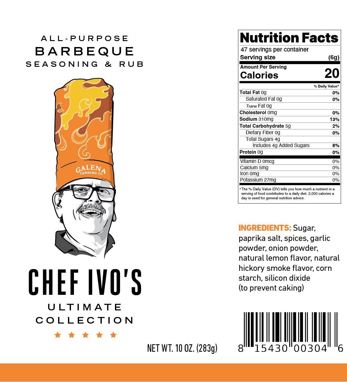 Chef Ivo's All-Purpose Barbeque Seasoning Rub