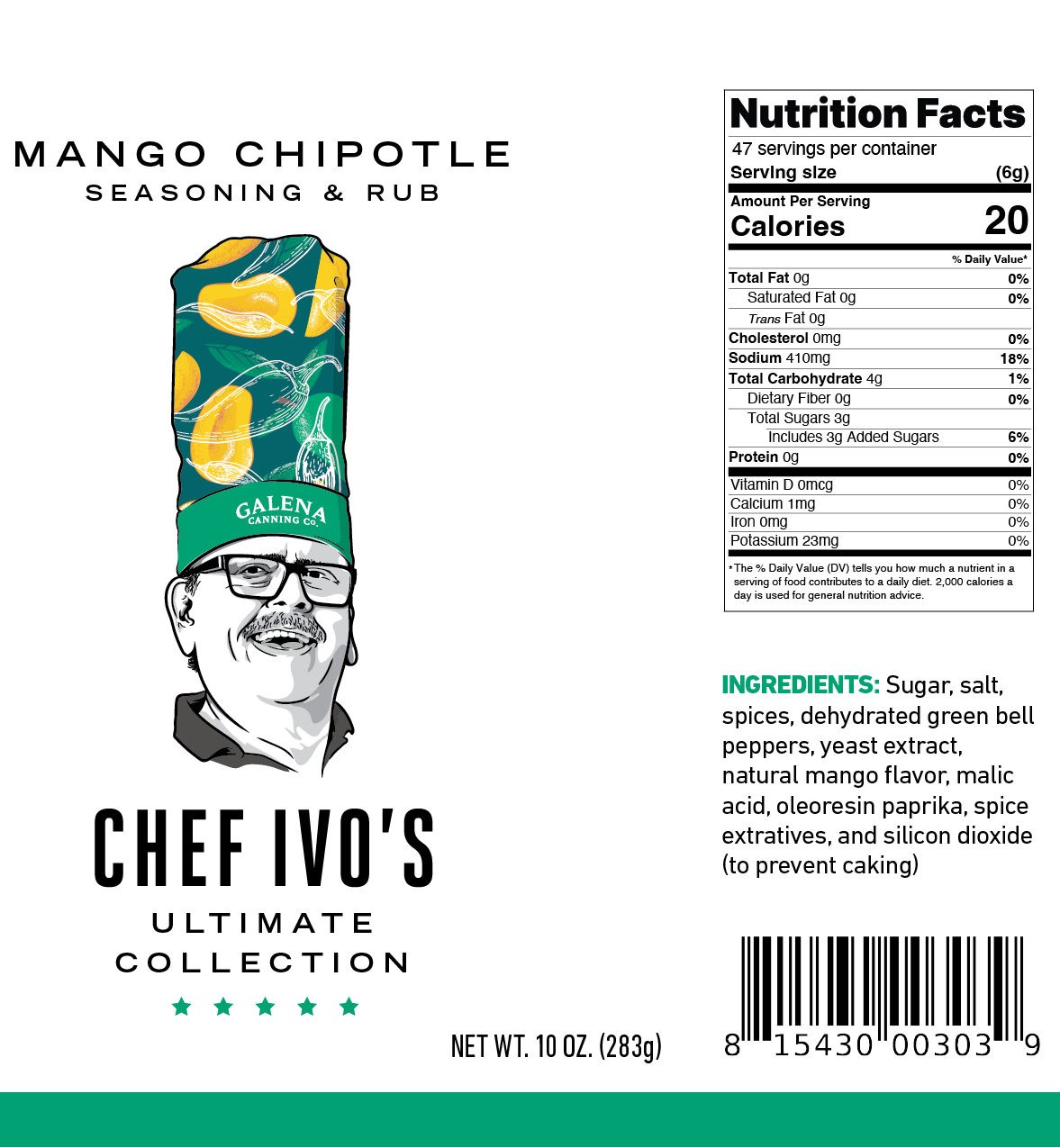 Chef Ivo's Ultimate Tropical Mango Chipotle Rub