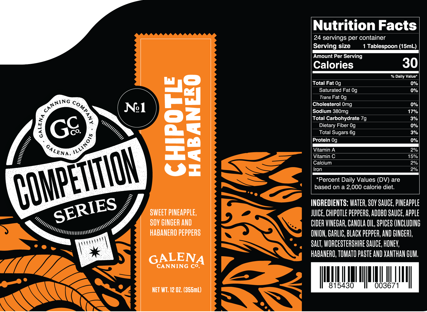 Competition Series Chipotle Habanero Marinade