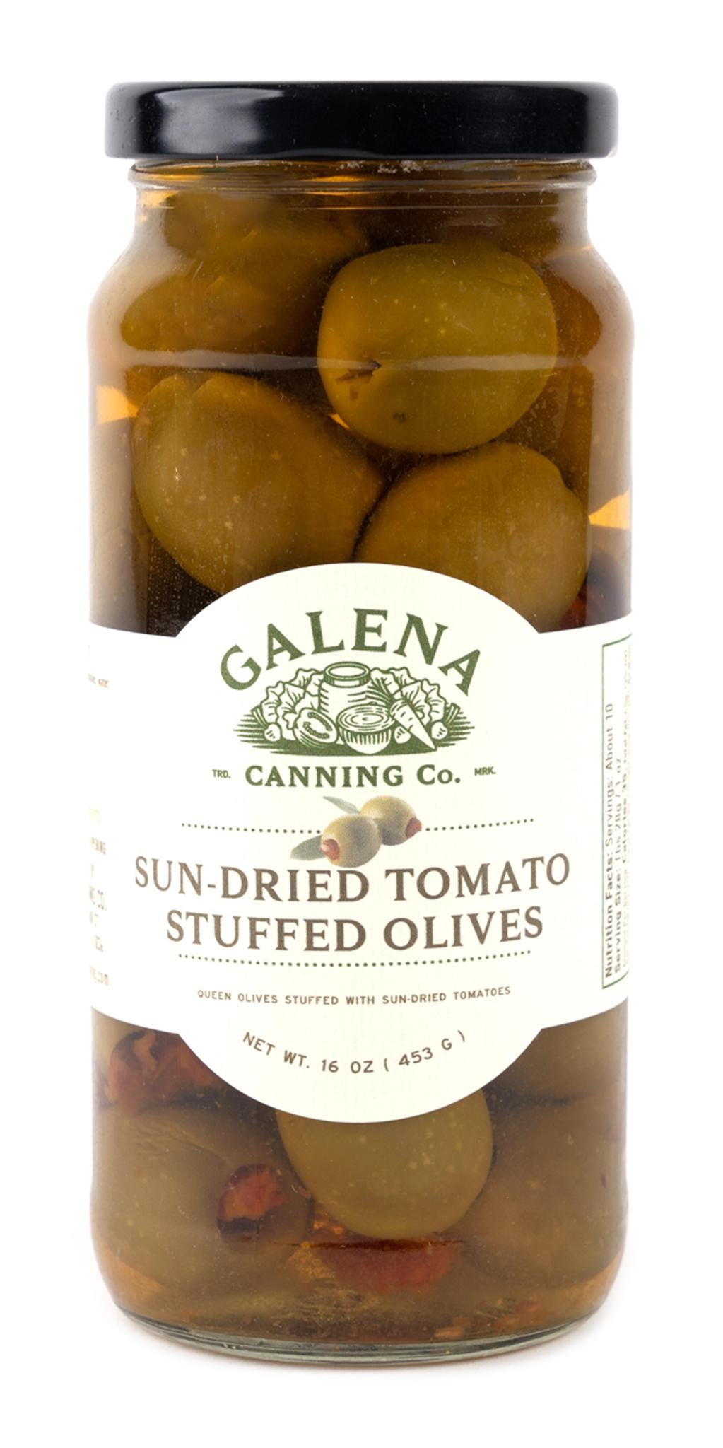 Sun Dried Tomato Olives 16 oz